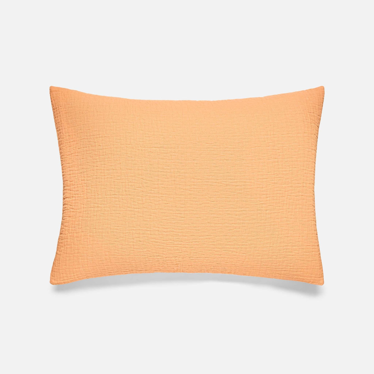 Breezeweave Crinkle Cotton Sham Set - Last Call - Apricot