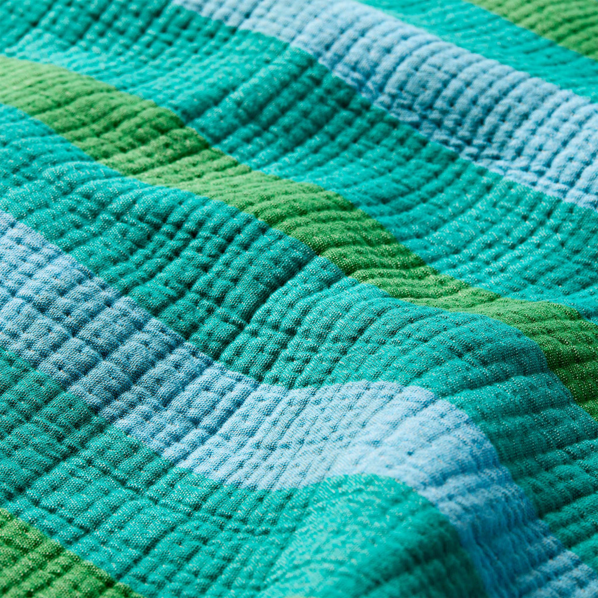 Sunwashed Check Bed Blanket - Image 8