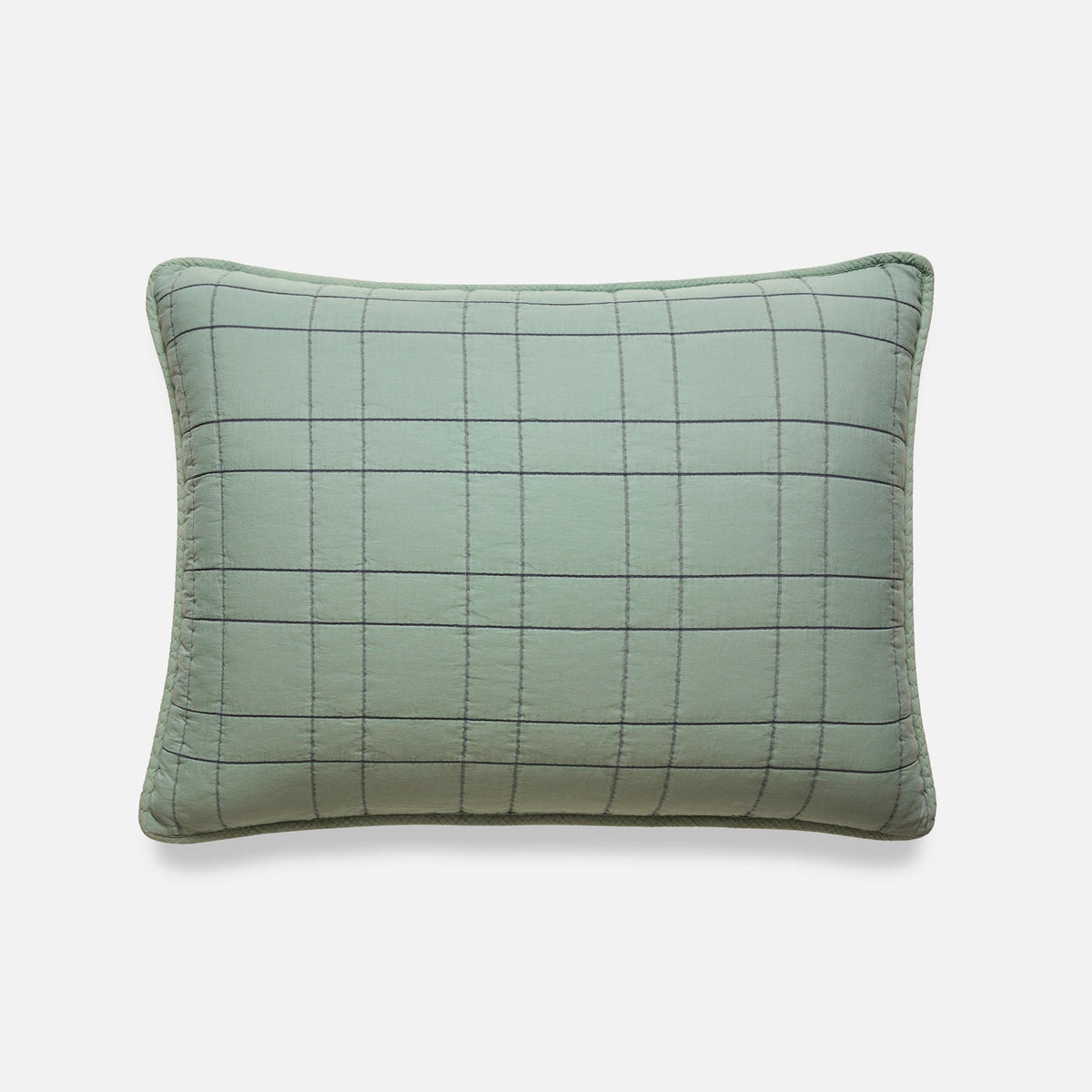 Weekend Wash Sham Set - Mineral Windowpane