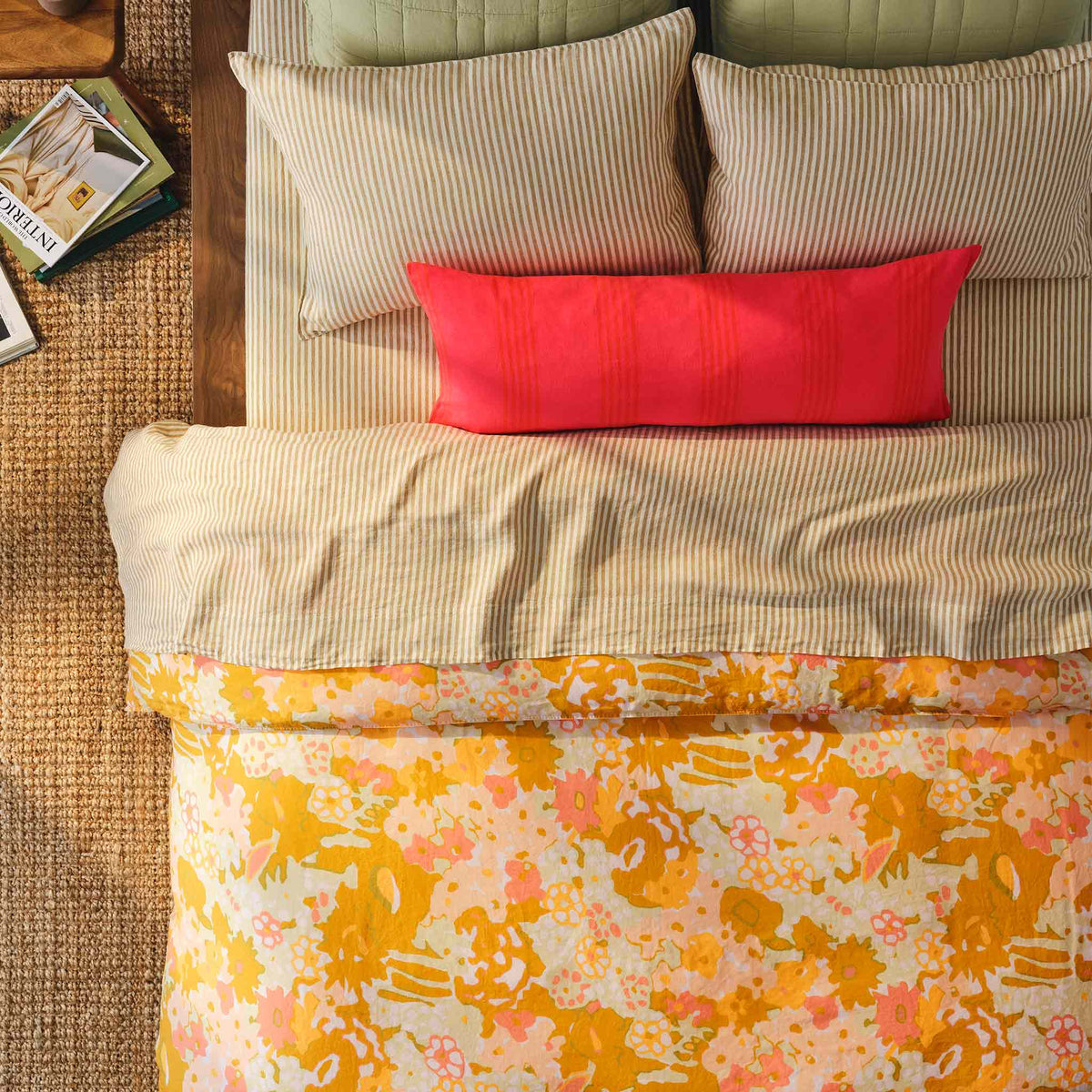 Washed European Linen Duvet Set - Image 148