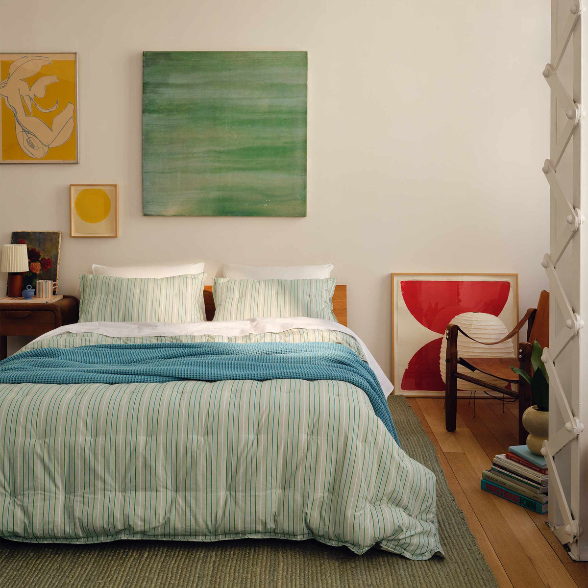 Washed Classic Percale Sham Set - Image 28