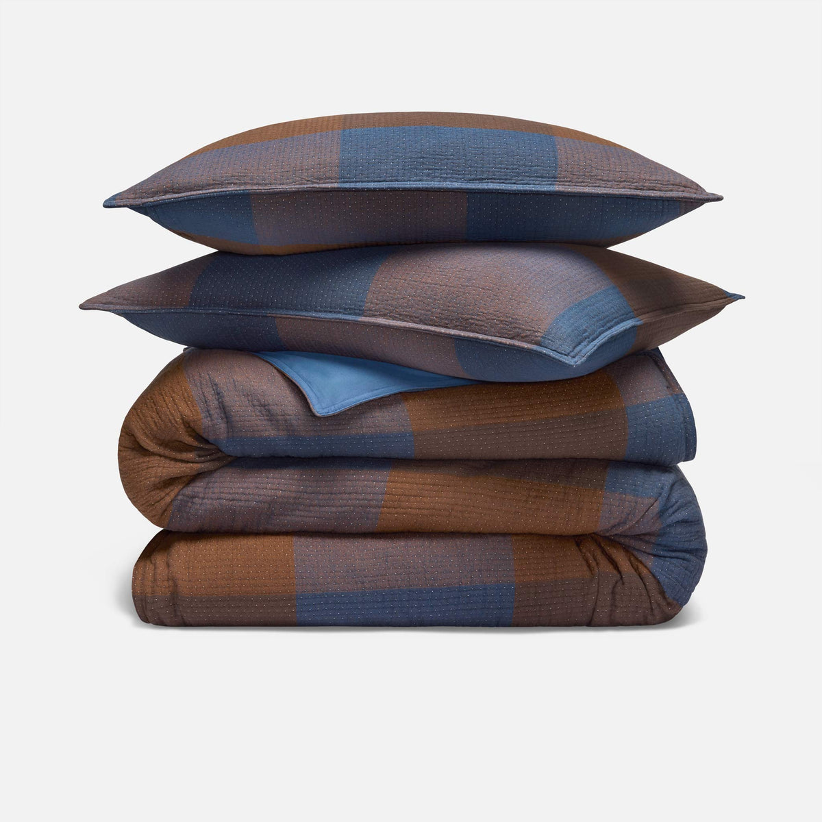 Pop Check Duvet Set - Bitter Chocolate