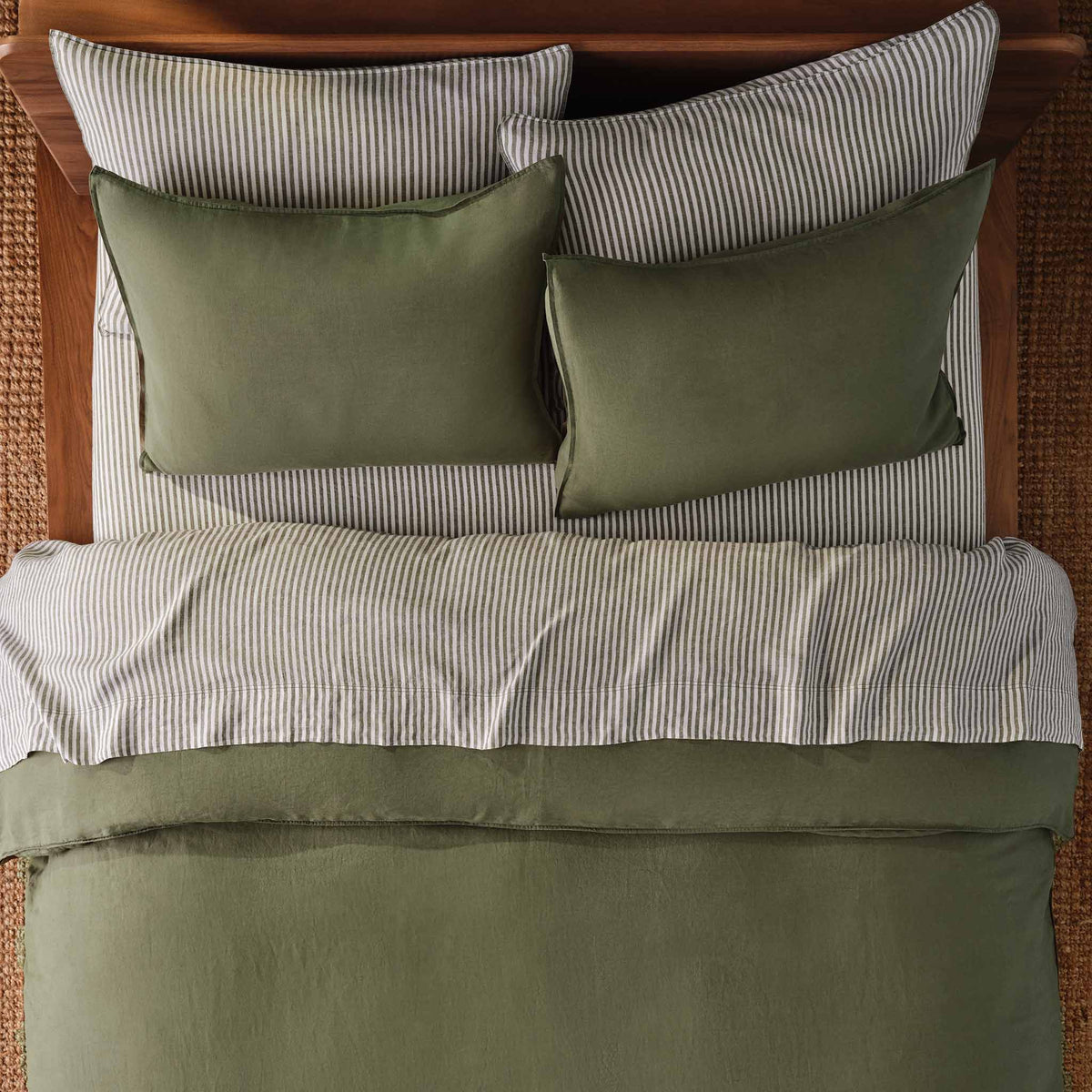 Washed European Linen Duvet Set - Image 28