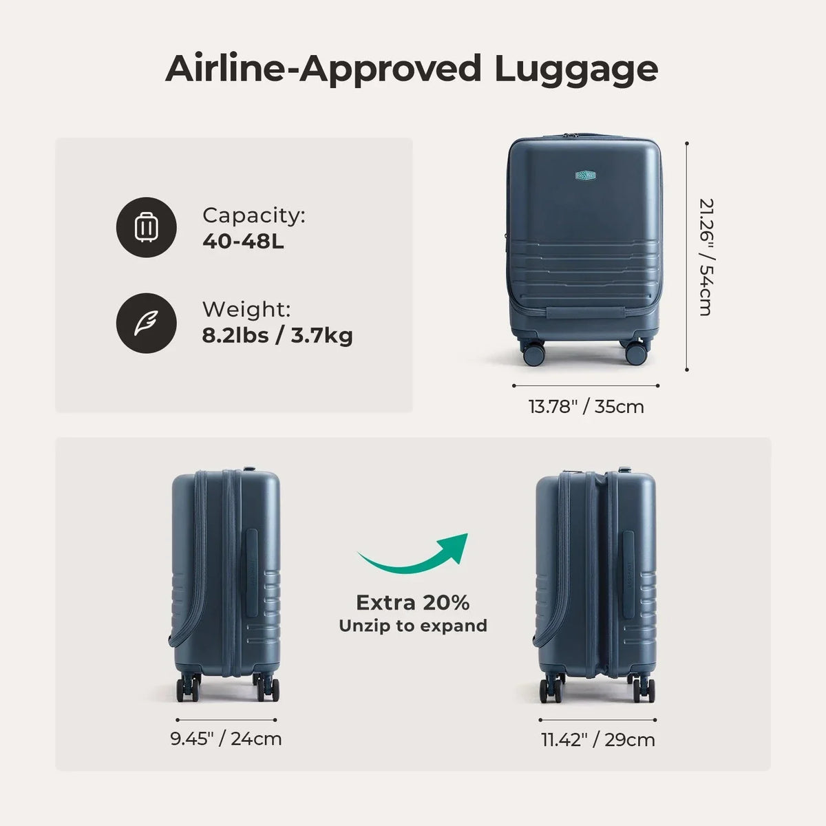 Getaway 20'' Carry-on: Front-Opening - Image 2