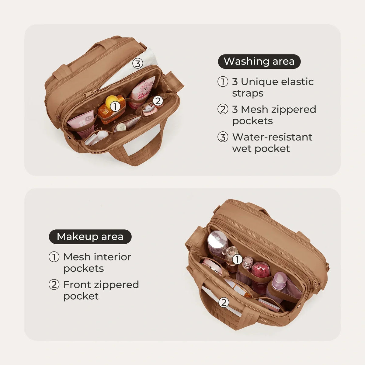 Crush Hanging Toiletry Bag - Image 51