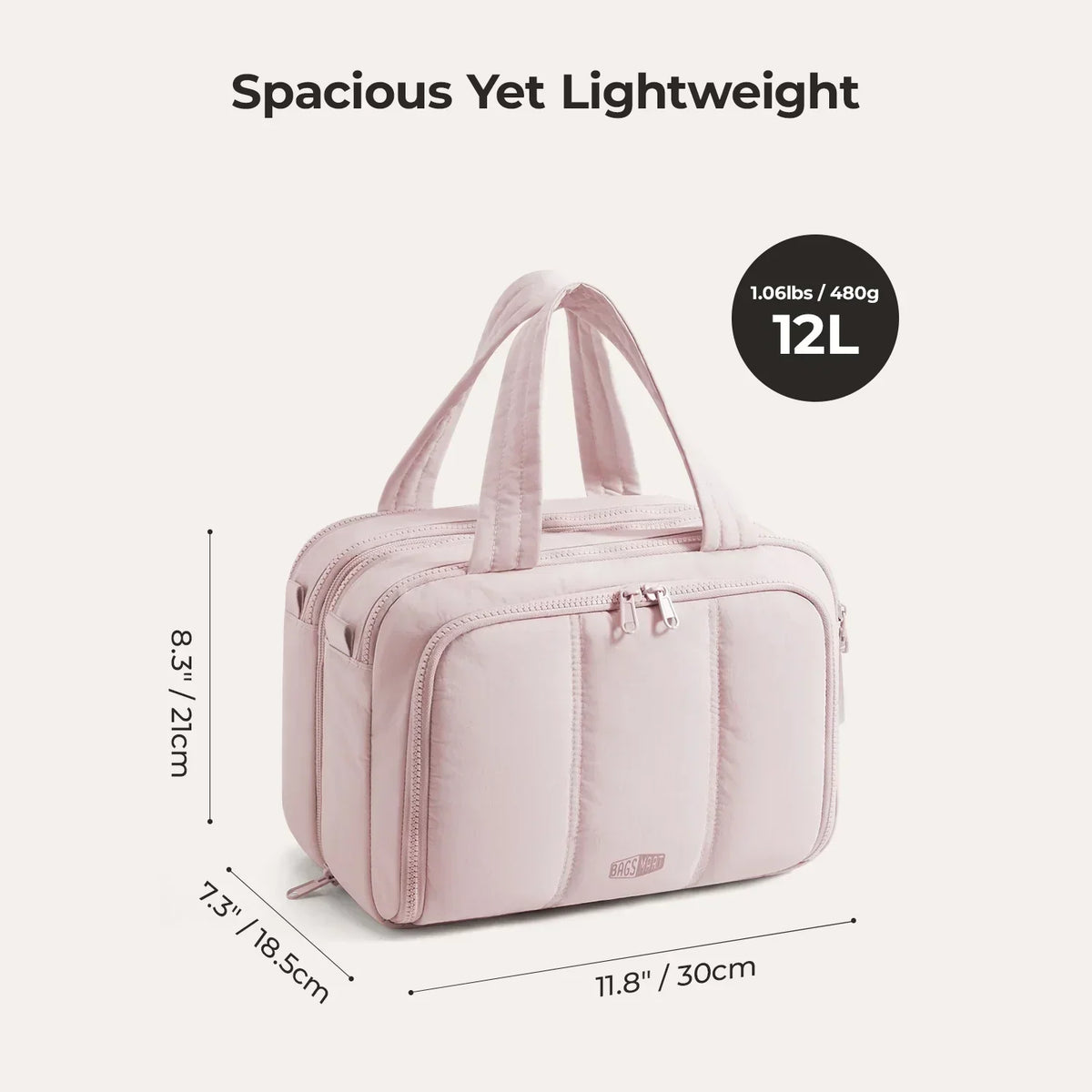 Crush Hanging Toiletry Bag - Image 3