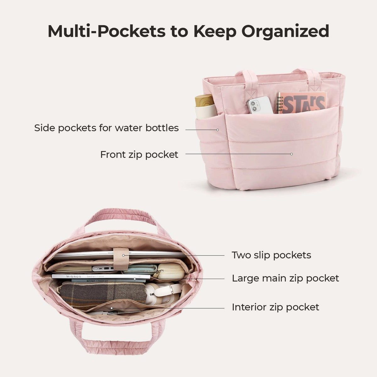 The Bubble 20L Puffy 15.6" Laptop Work Tote - Image 21