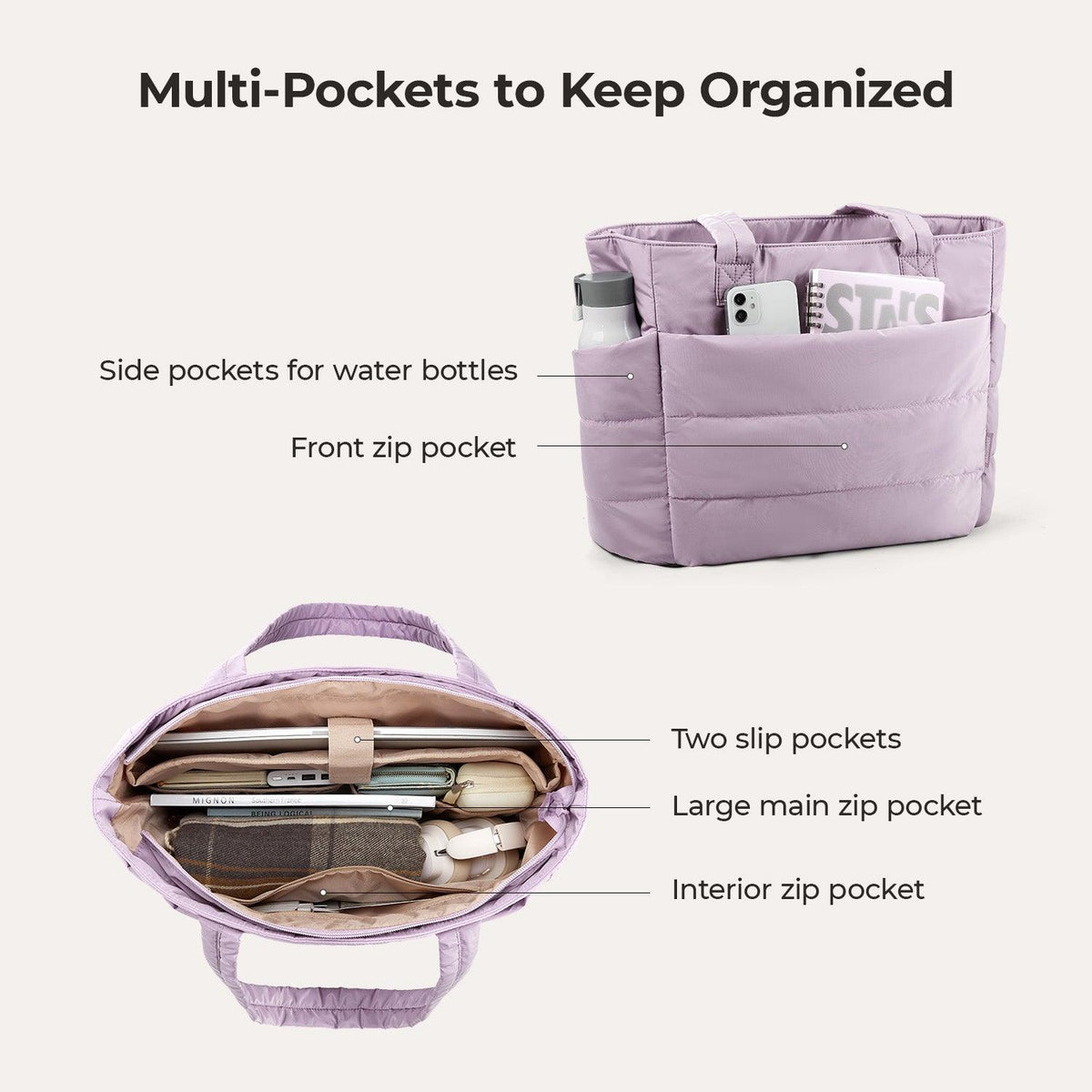 The Bubble 20L Puffy 15.6" Laptop Work Tote - Image 48