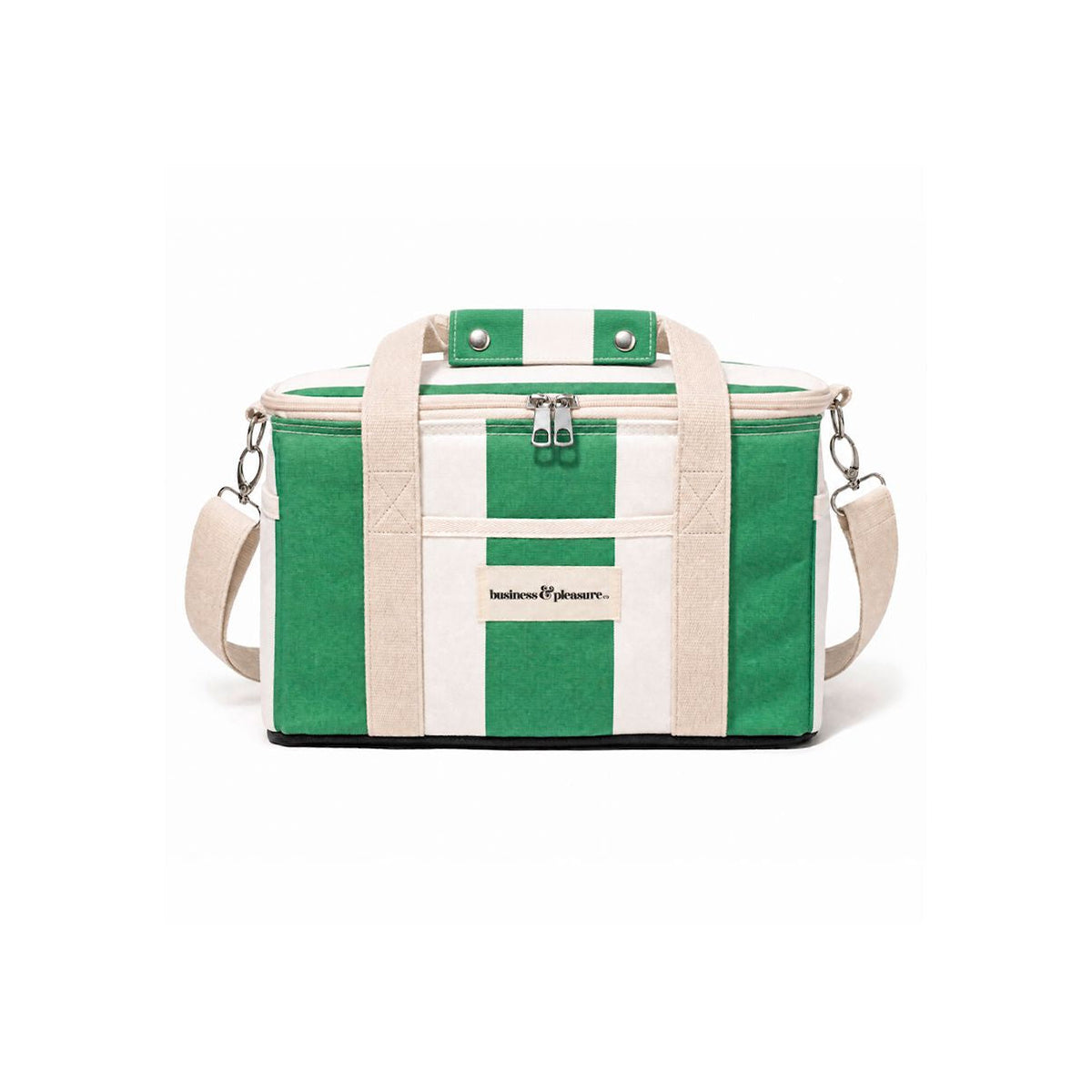 The Holiday Cooler - Crew Canyon Green Stripe