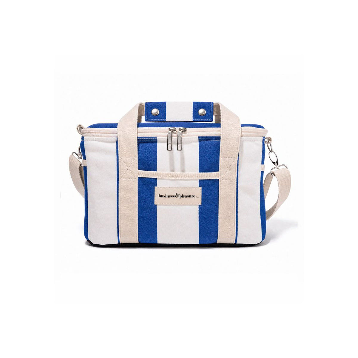The Holiday Cooler - Crew Mediterranean Blue Stripe