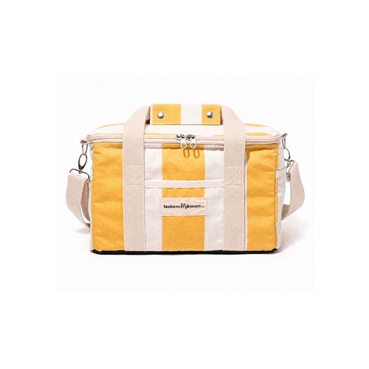 The Holiday Cooler - Crew Mimosa Yellow Stripe