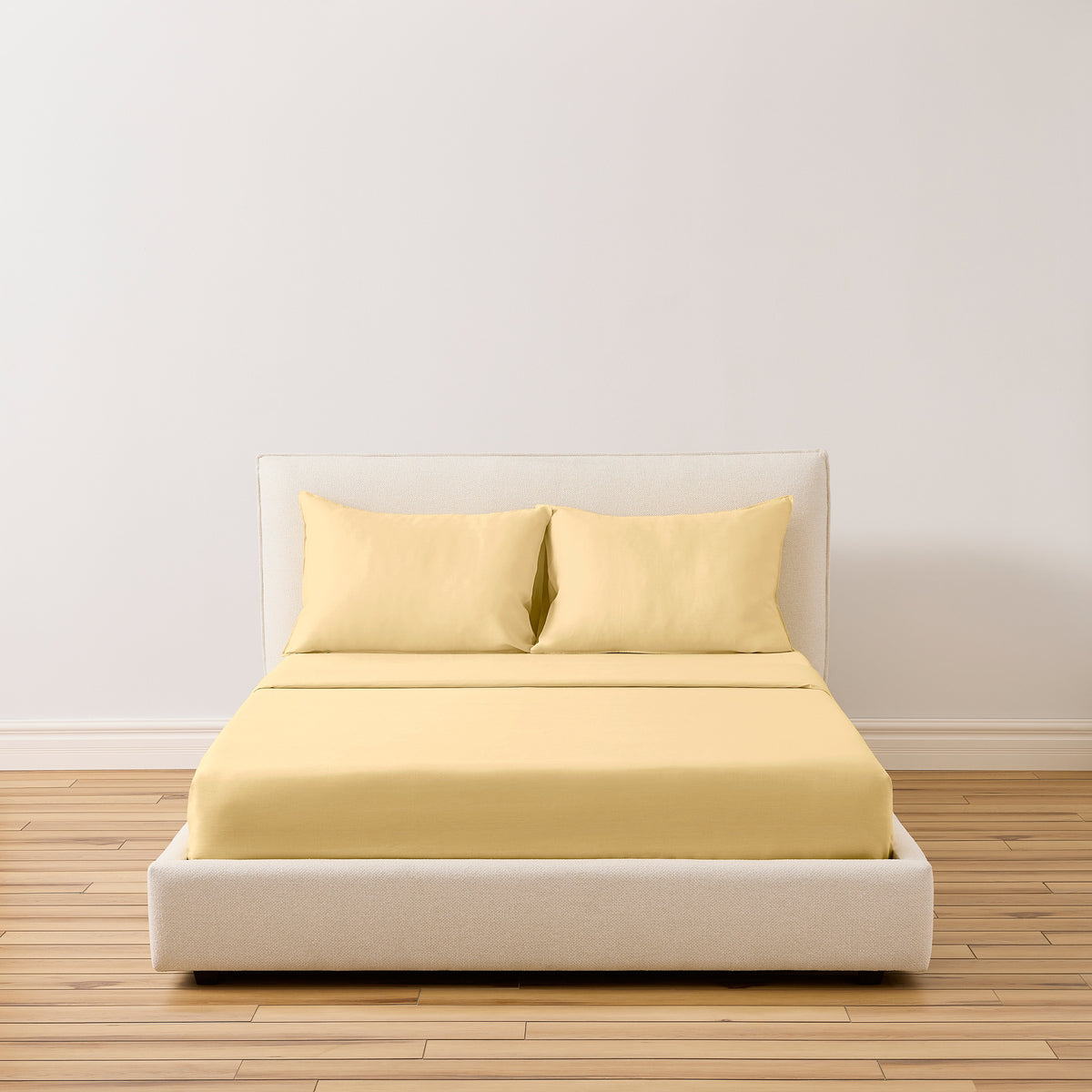 Belgian Linen Fitted Sheet - Shortbread