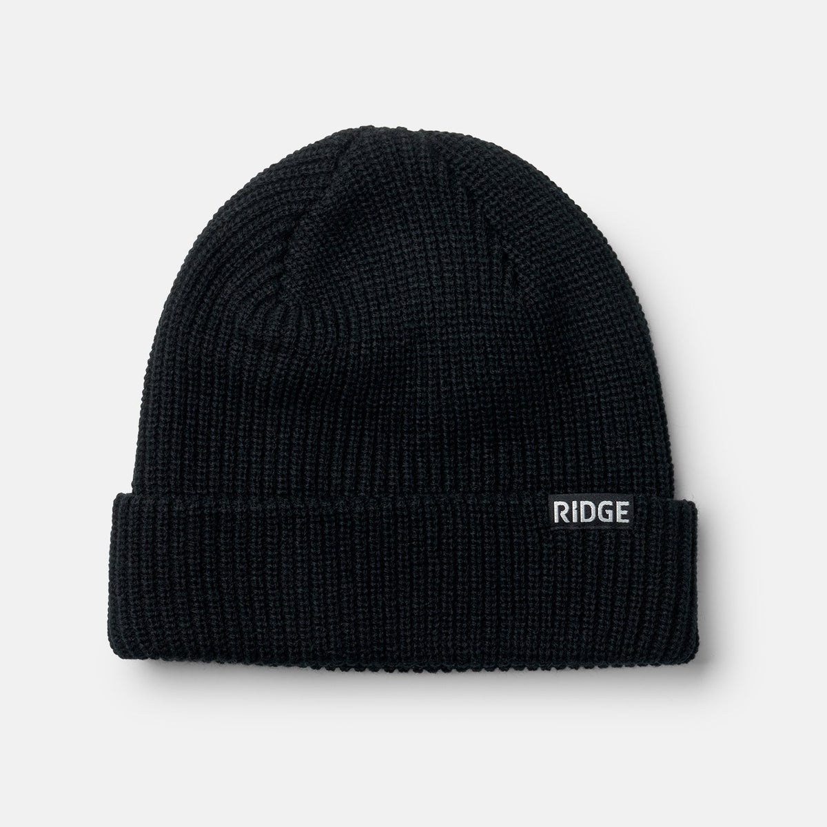 Ridge Classic Cuffed Beanie - Royal Black - Image 2