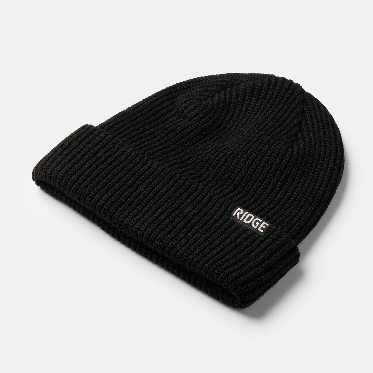 Ridge Classic Cuffed Beanie - Royal Black - Image 3