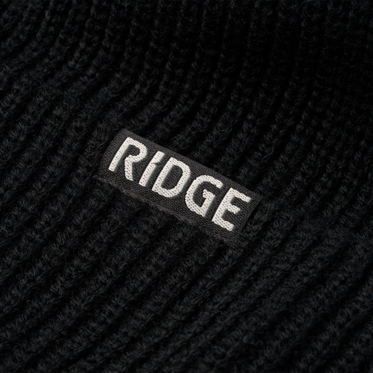 Ridge Classic Cuffed Beanie - Royal Black - Image 4