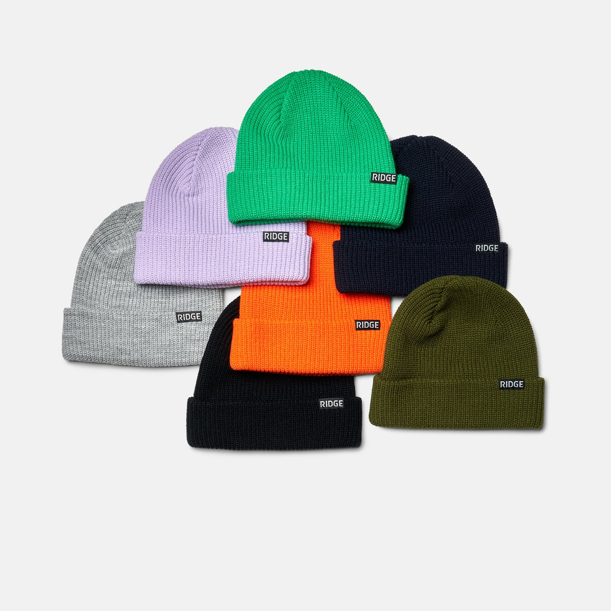 Ridge Classic Cuffed Beanie - Royal Black - Image 7