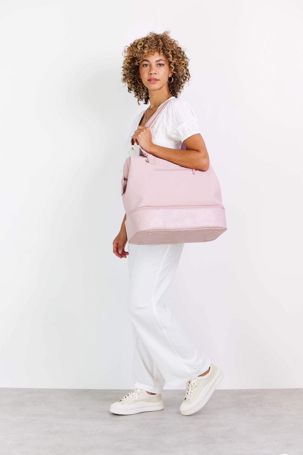 The Mini Weekender in Atlas Pink - Image 5