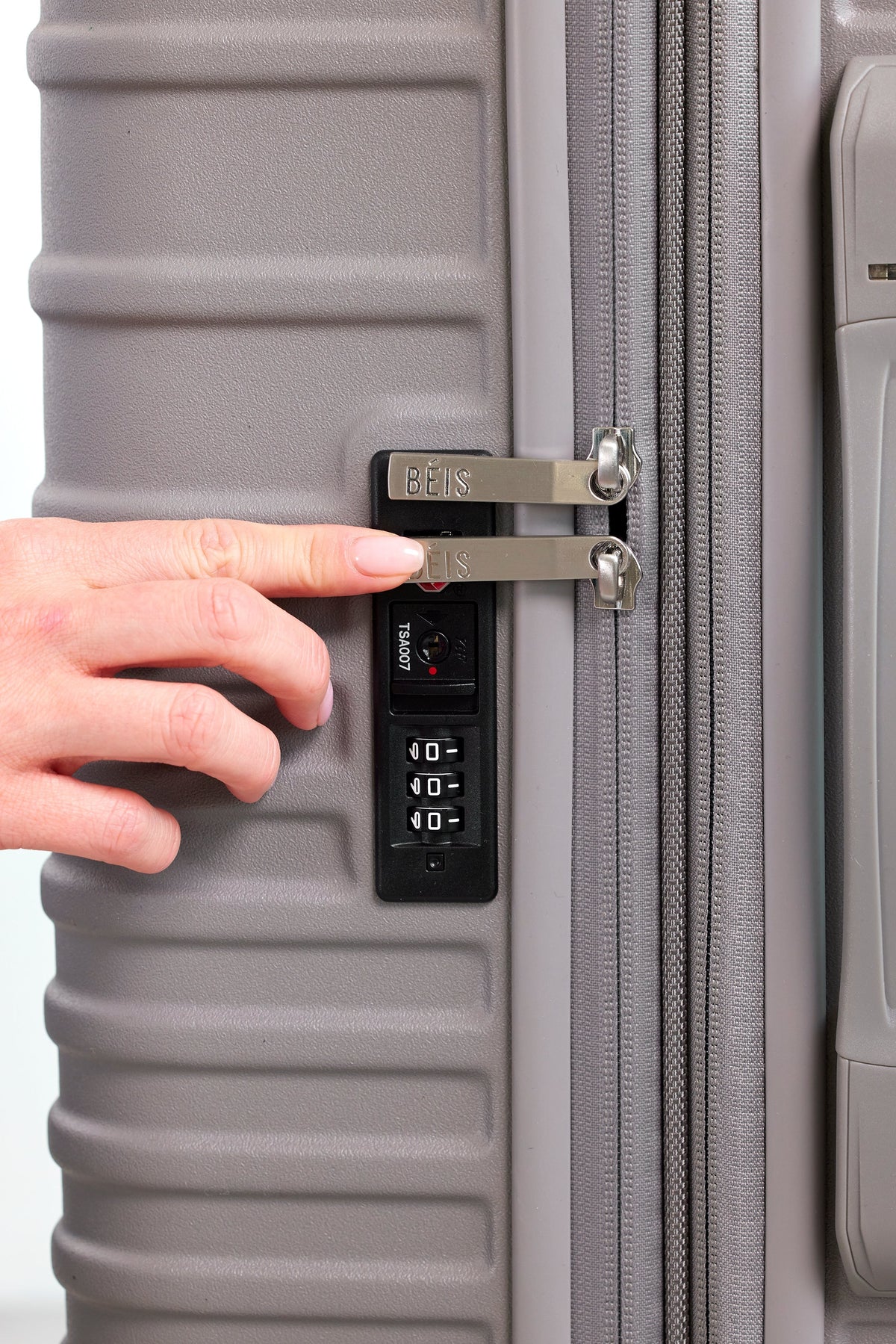 The Medium Check-In Roller in Grey - Image 7
