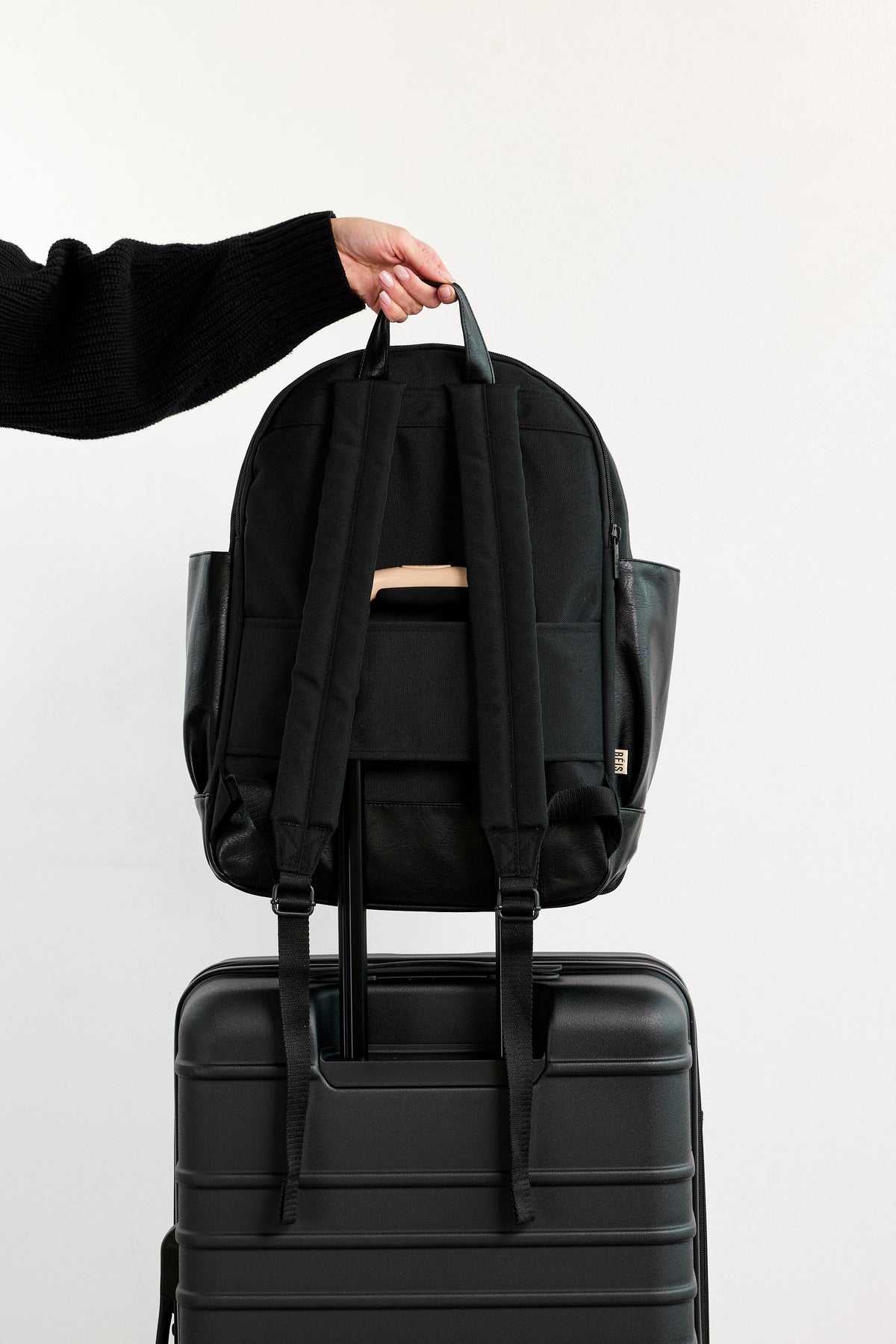 The Travel Backpack in Black - Image 8