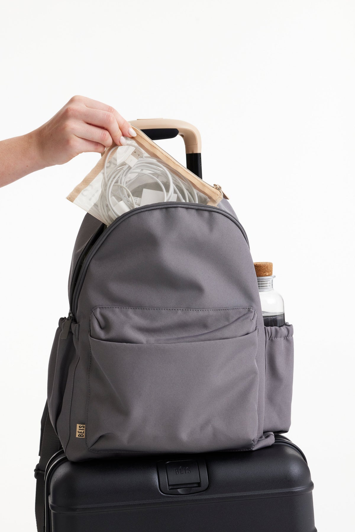 The BÉISics Backpack in Grey - Image 8