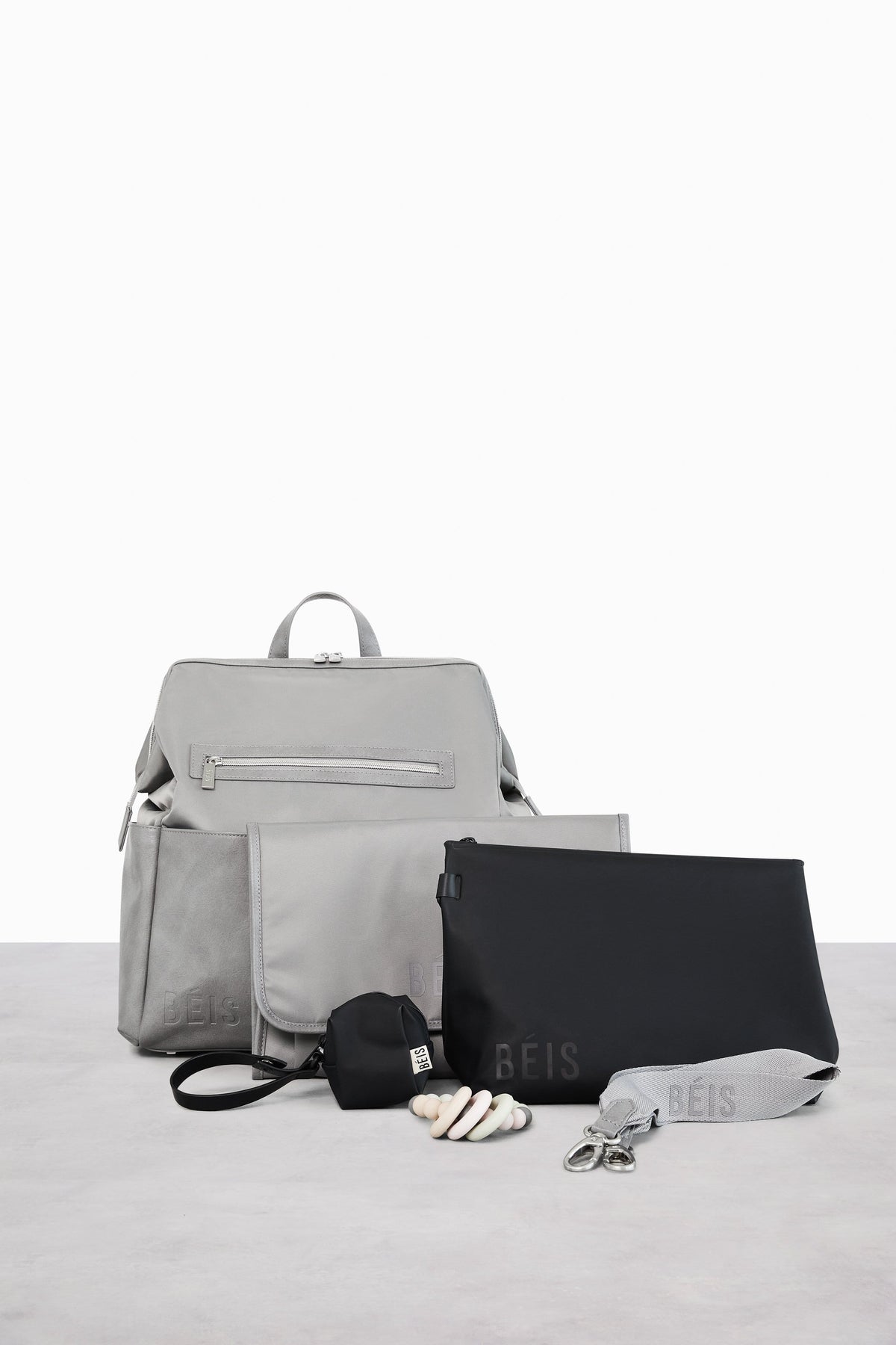 The Backpack Diaper Bag in Grey - Image 6