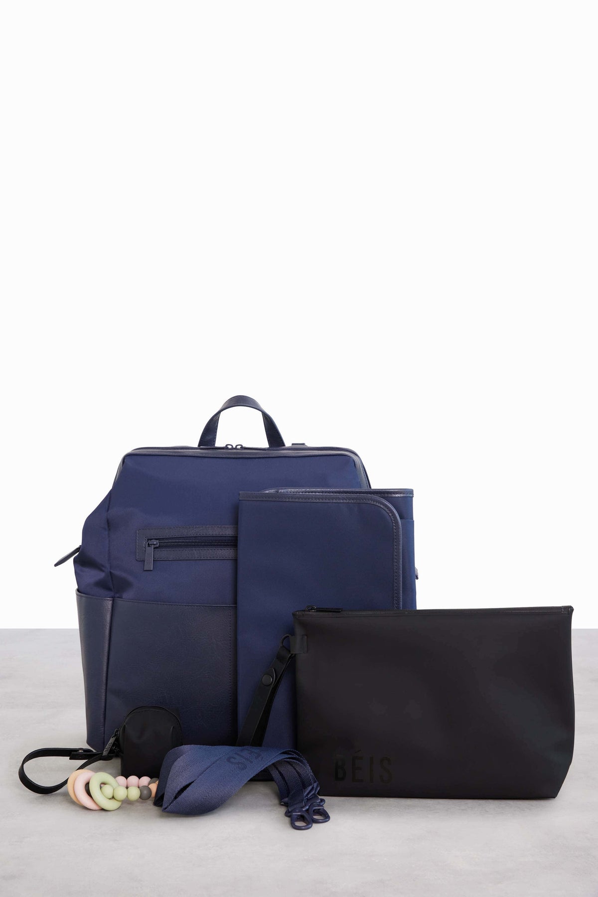 The Backpack Diaper Bag in Navy - Image 12