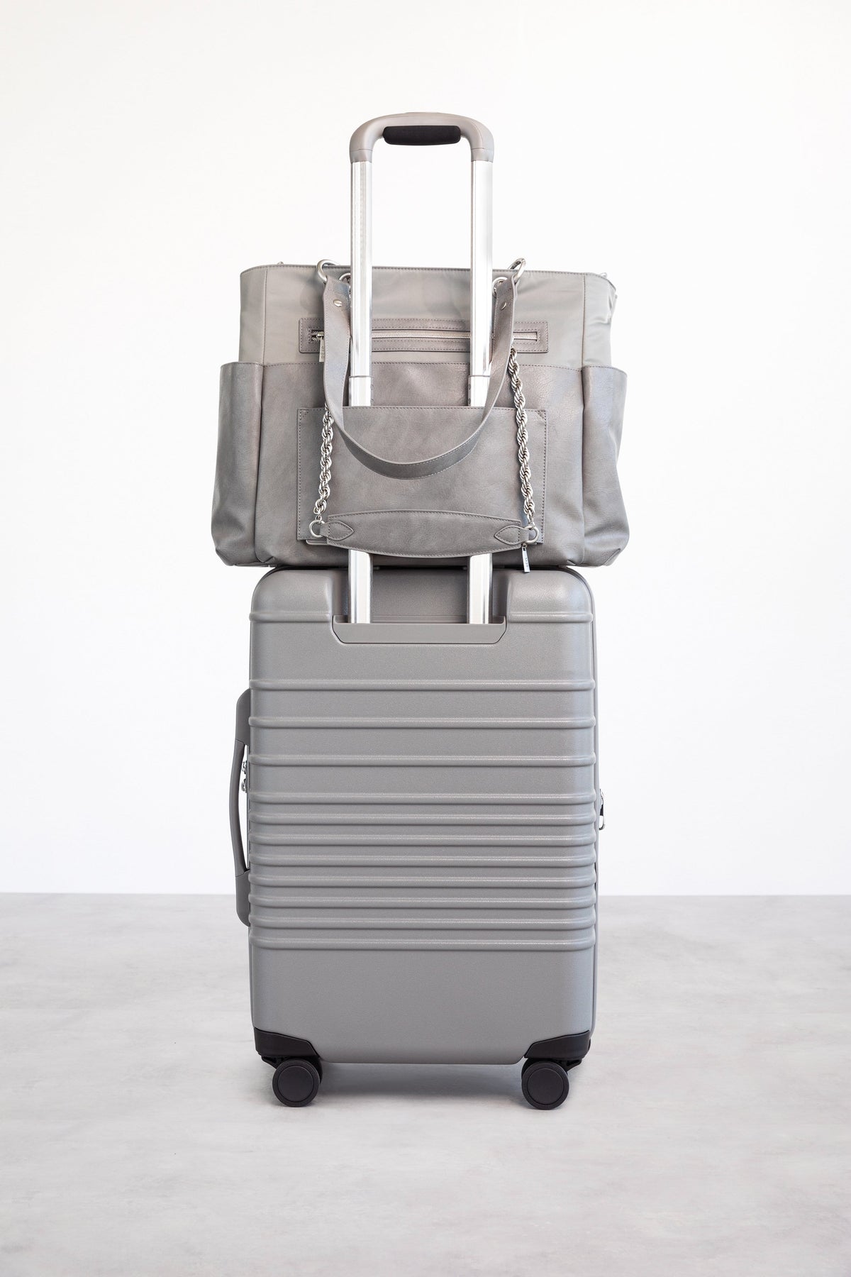 The Diaper Bag in Grey - Image 7