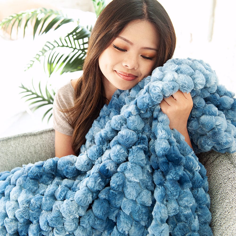 Belgian Waffle Blueberry Blanket - Image 3
