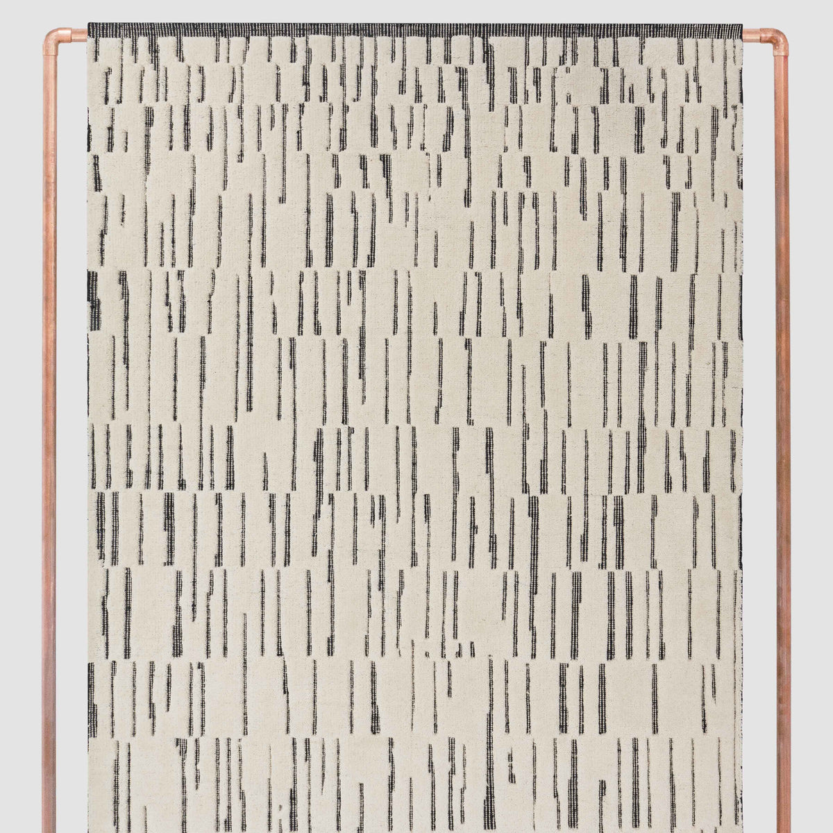 Bina Hand-Knotted Area Rug - Black