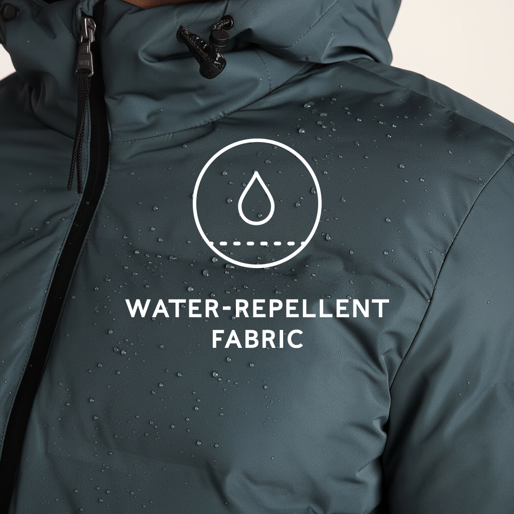 Brinkley Mens Parka - Graphite - Image 10
