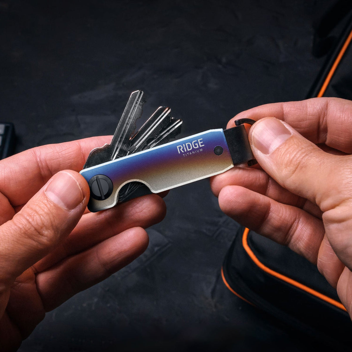 Ridge KeyCase - Burnt Titanium - Image 10