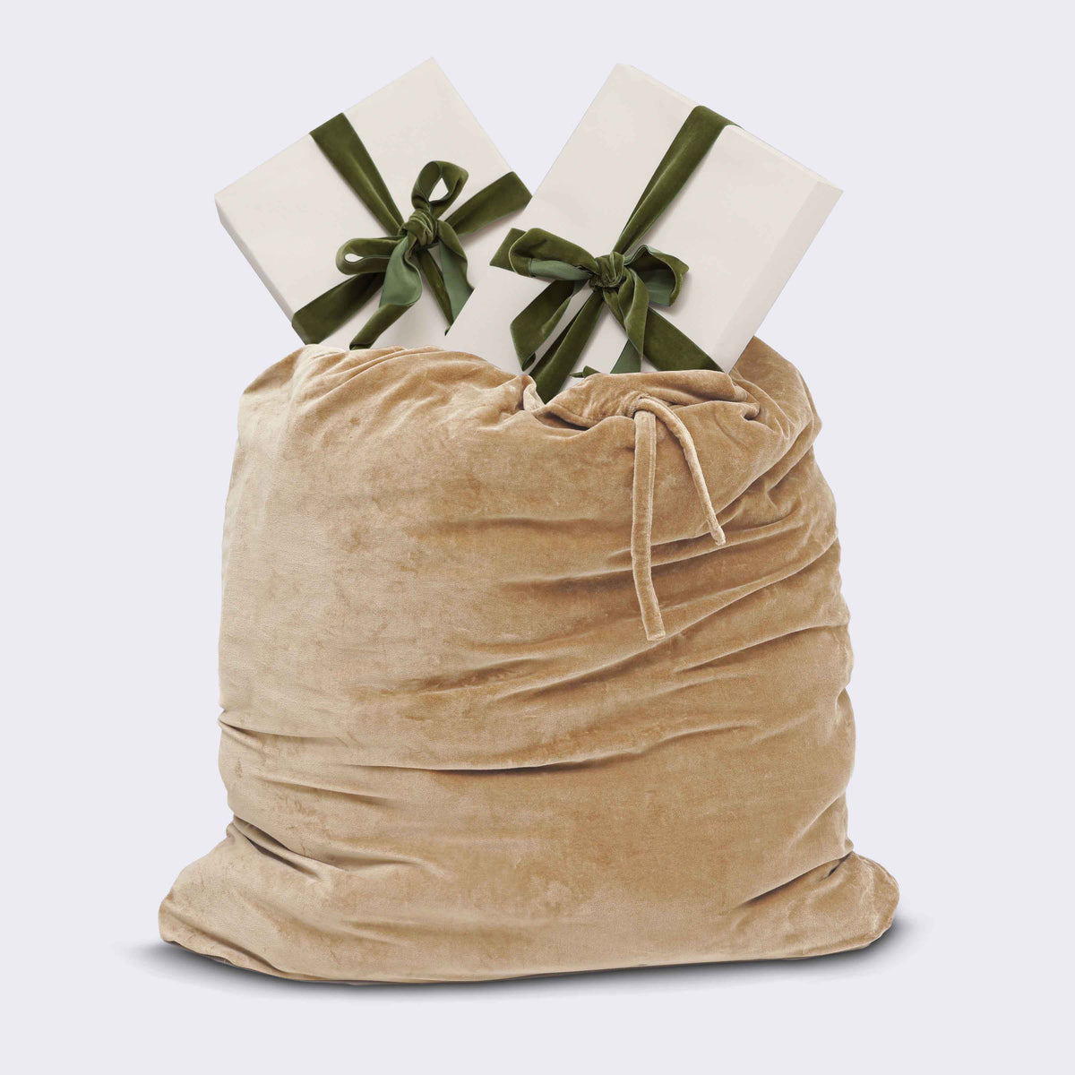 Naveta Velvet Gift Bag - Ivory