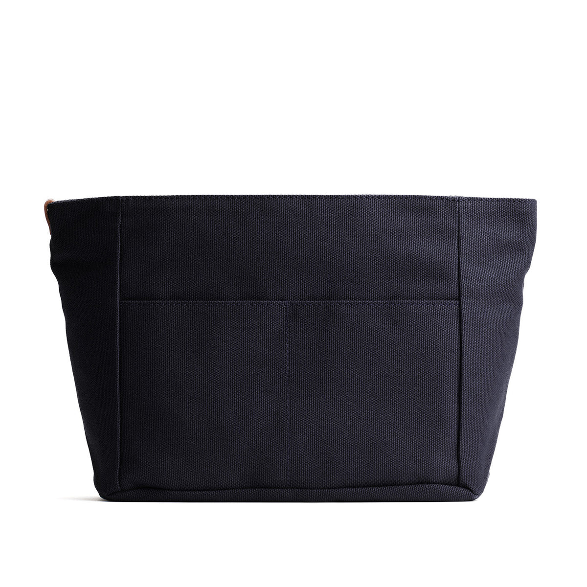 Canvas Purse Organizer - Black / Zipper / Medium