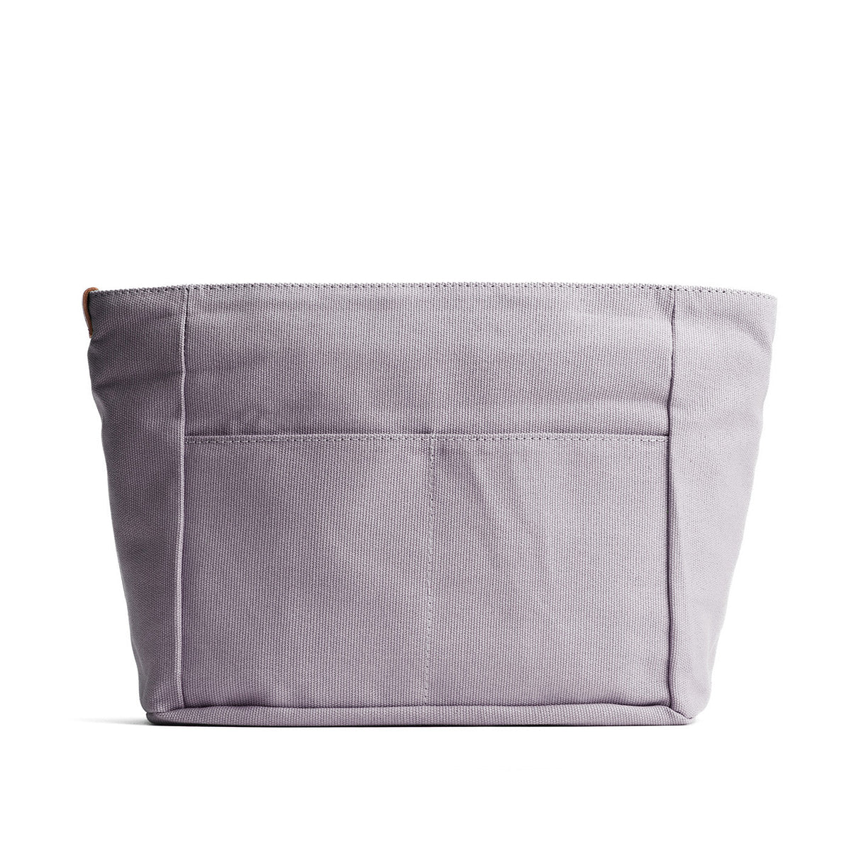 Canvas Purse Organizer - Gray / Zipper / Medium