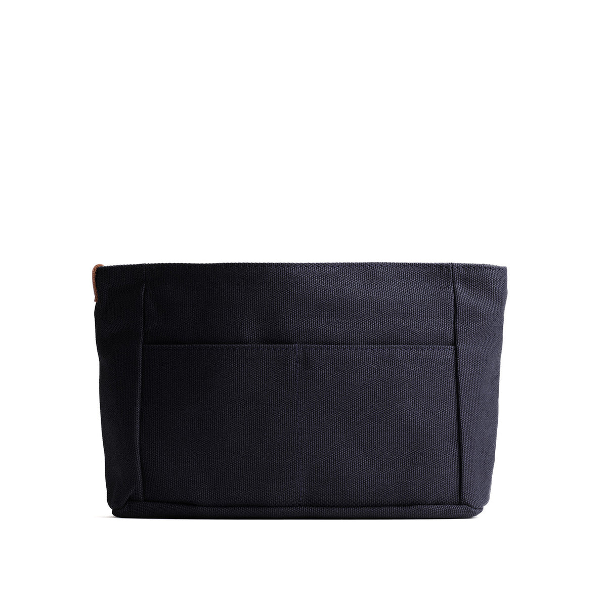 Canvas Purse Organizer - Black / Zipper / Small