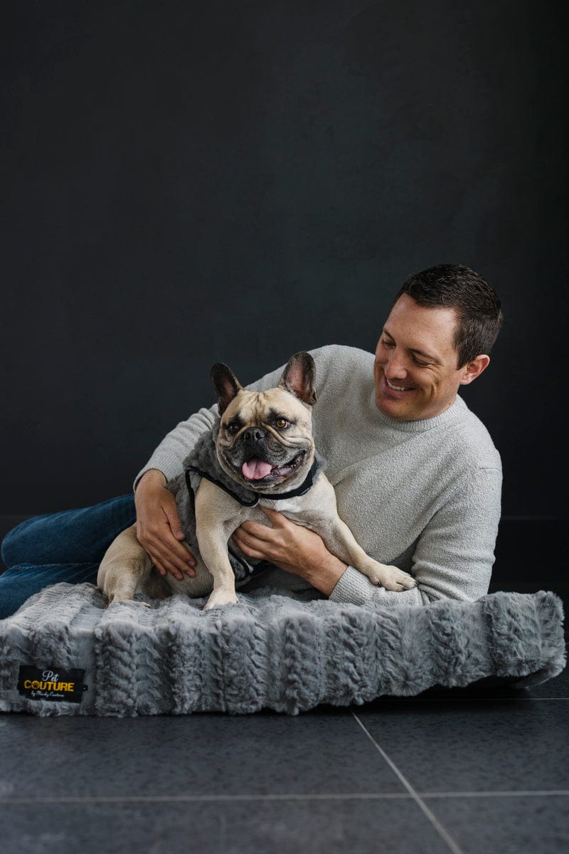 Charcoal Plume Pet Crate Pad - Image 3