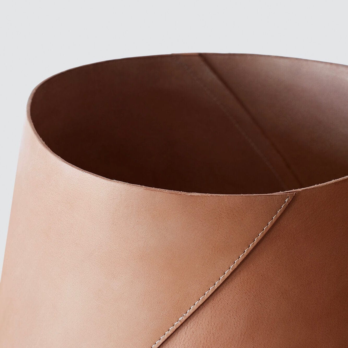 Azad Tall Leather Storage Bins - Image 3