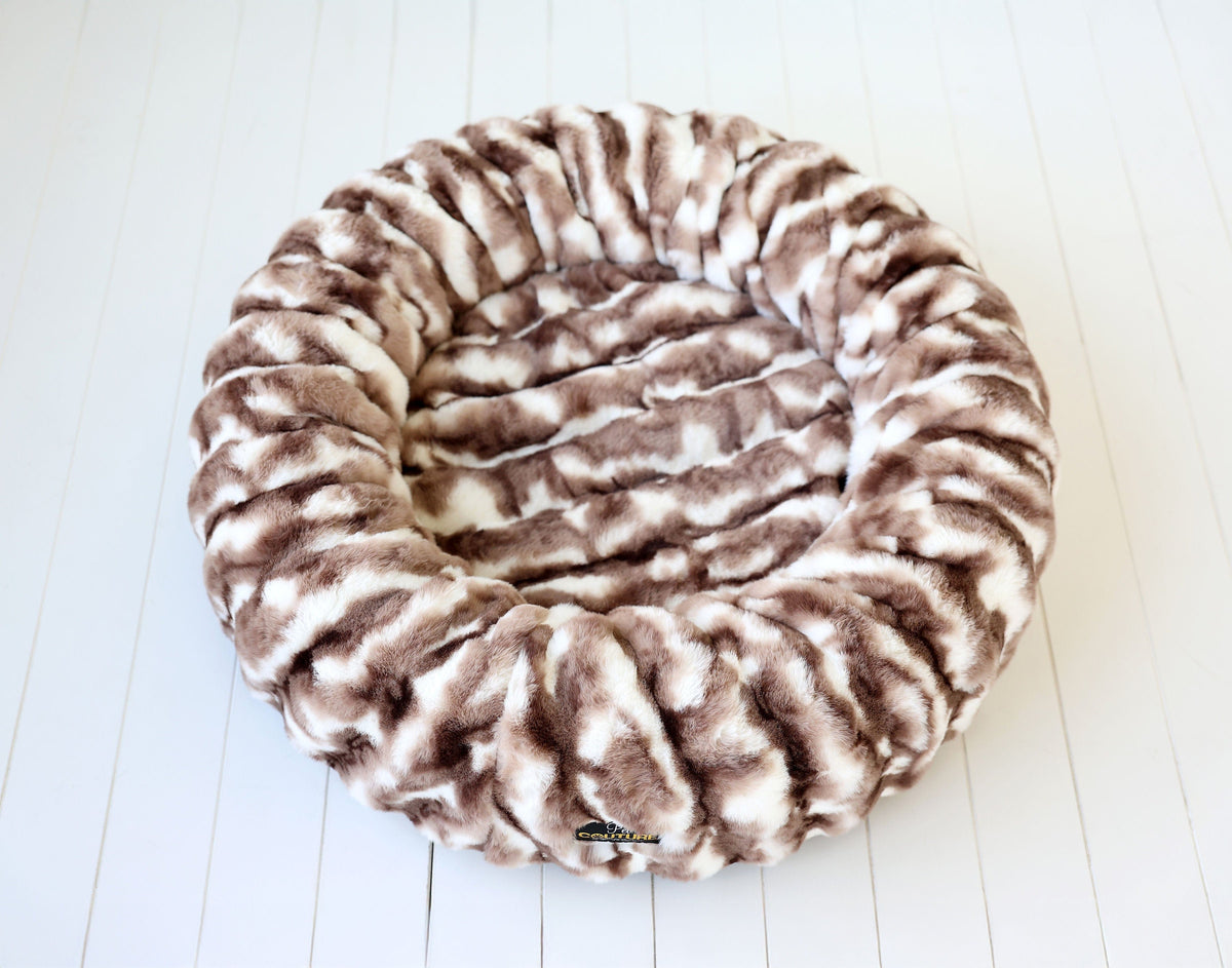 Cloudy Day Brown Pet Bed COVER ONLY - Image 5