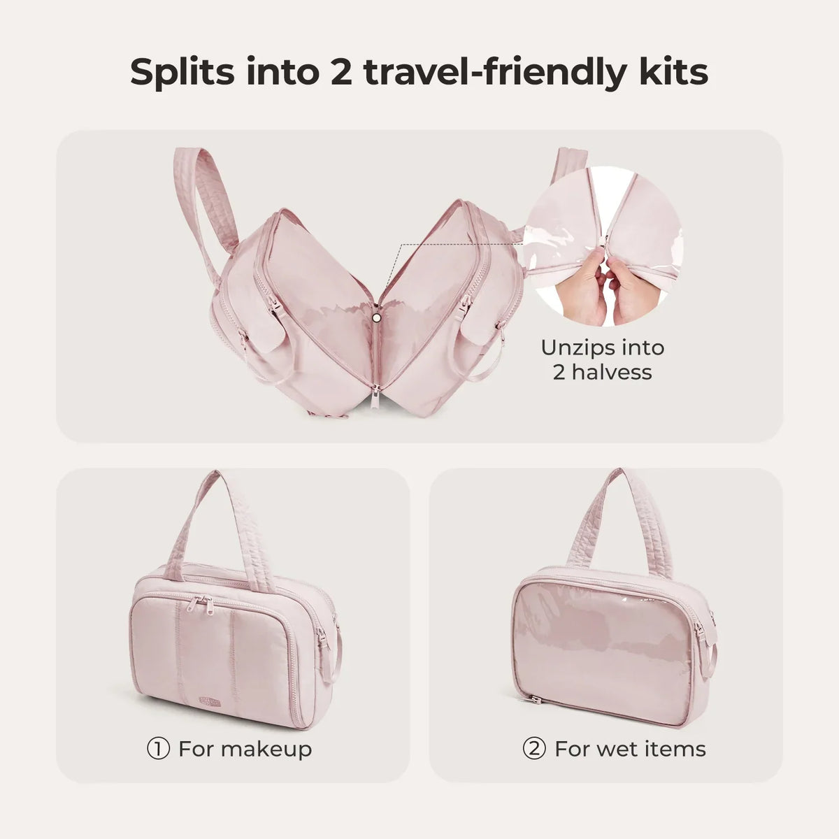 Crush Hanging Toiletry Bag - Image 5