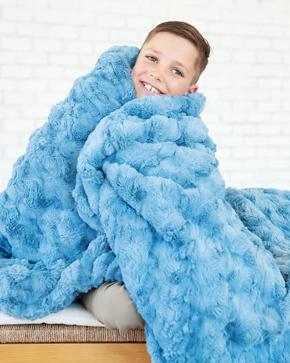 Ultra Sorbet Faded Denim Blanket - Image 2
