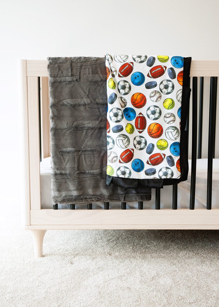 Sorbet Charcoal Blanket - Image 2