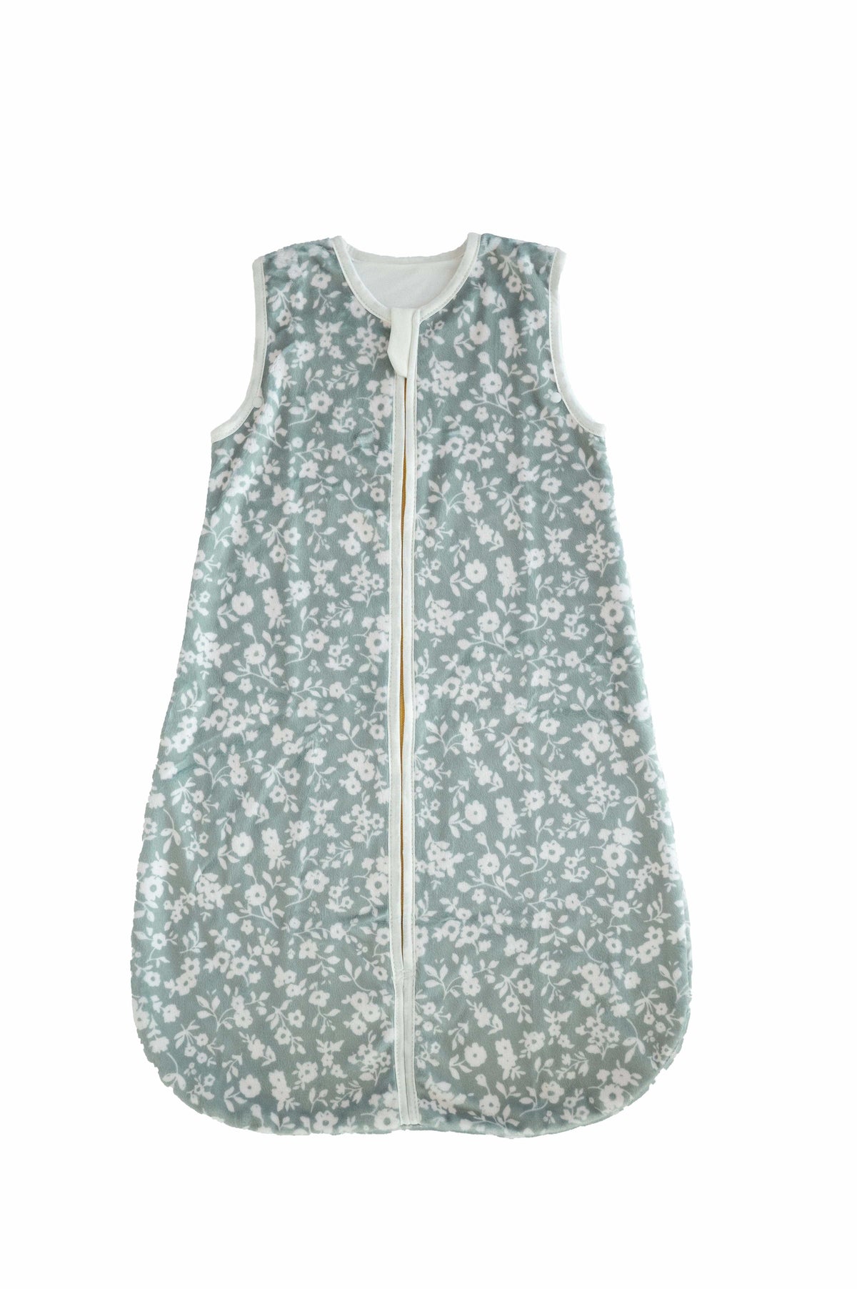 Dainty Floral Sage Wearable Minky Blanket