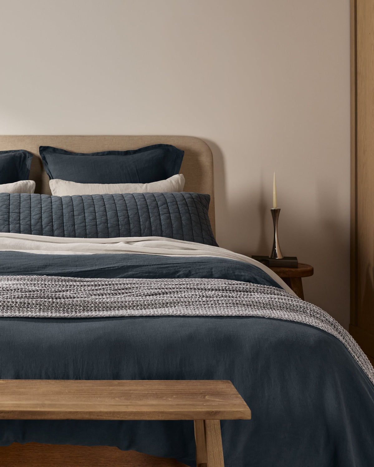 Garment Dyed Channel Body Pillow Cover - FINAL SALE (Dusk) - Image 2
