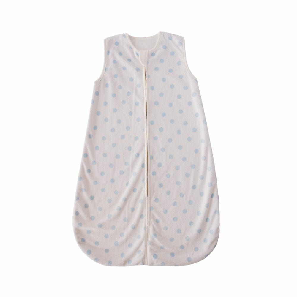 Dot Blue Wearable Minky Blanket