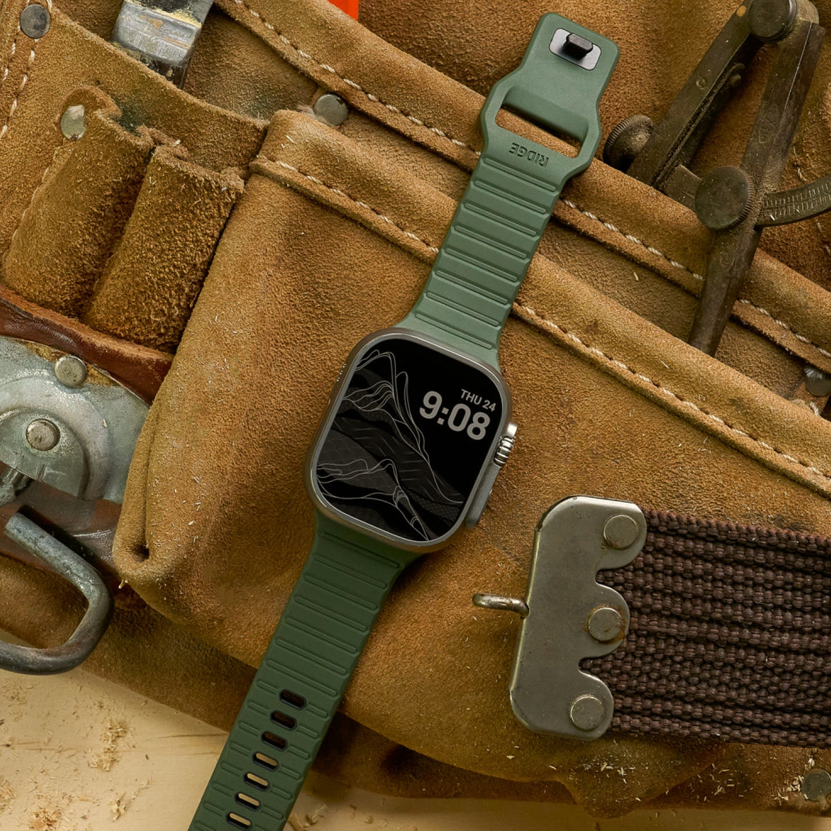 Everyday Watch Strap - Ultra/46mm - Matte Olive - Image 6