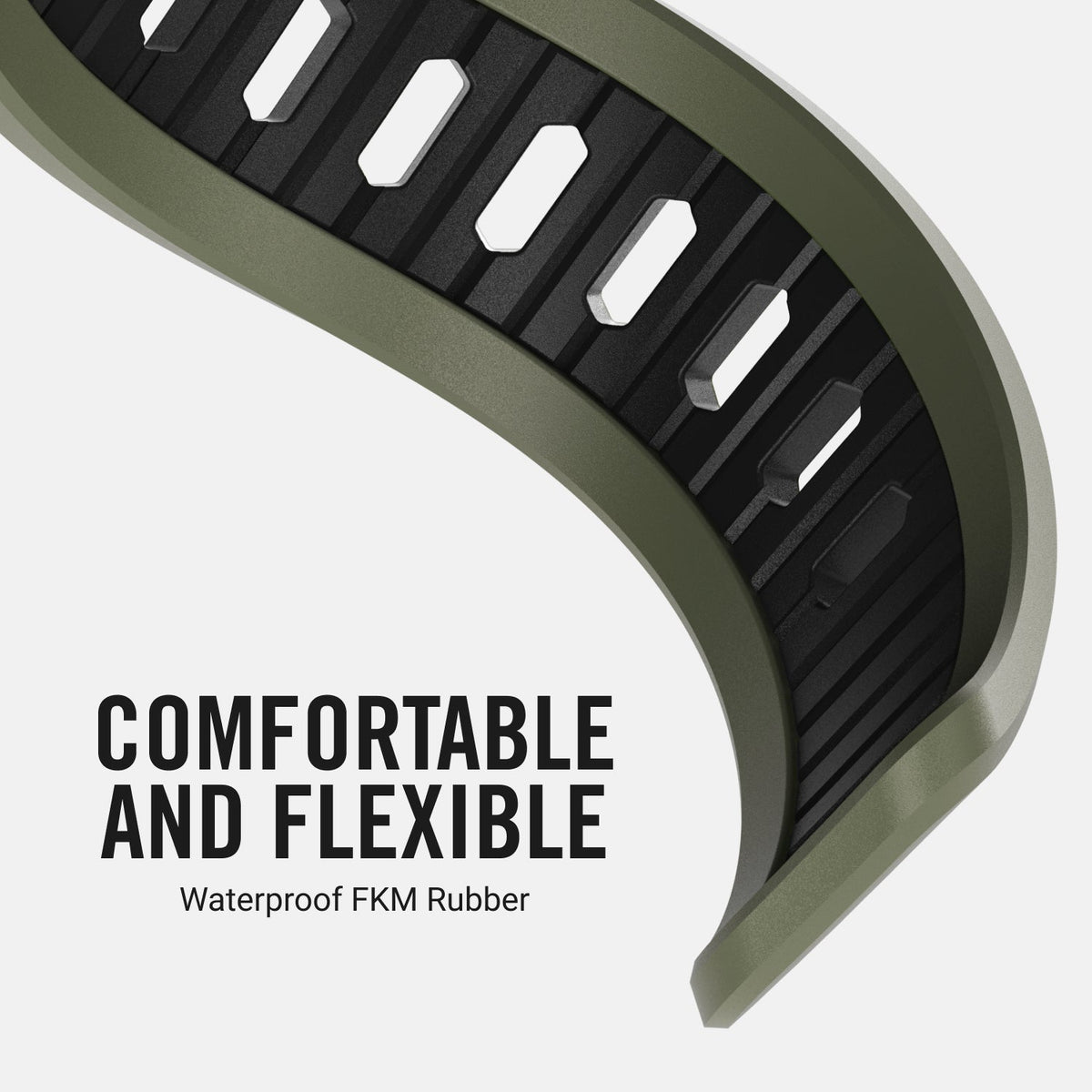 Everyday Watch Strap - 41/42mm - Matte Olive - Image 8