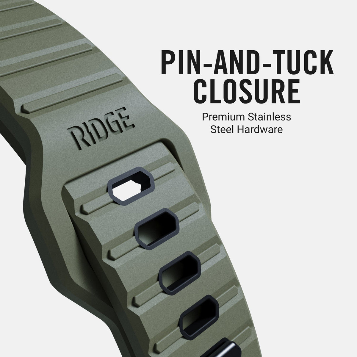 Everyday Watch Strap - 41/42mm - Matte Olive - Image 9
