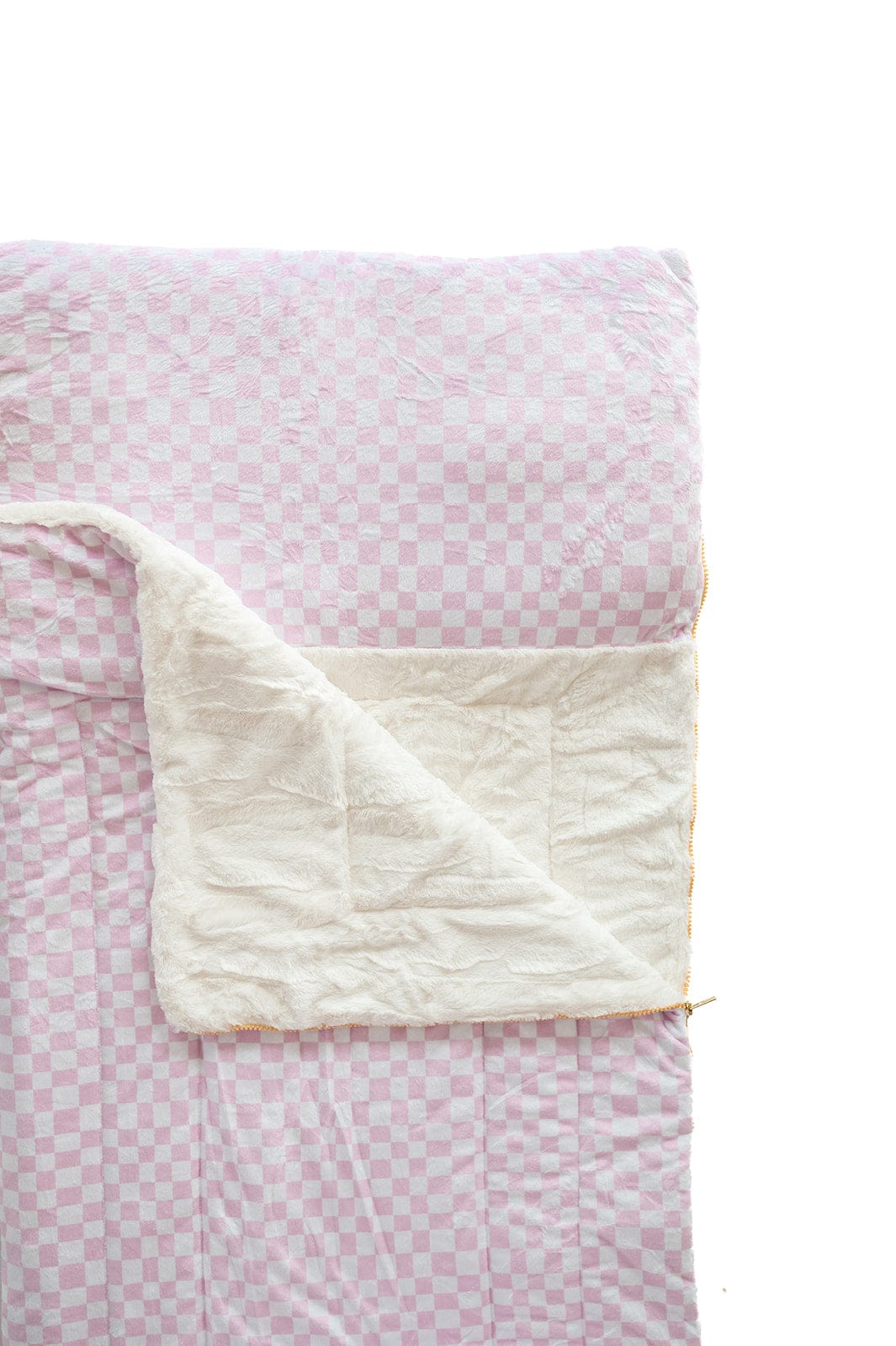 Sleeping Bag - Pink Check - Image 2