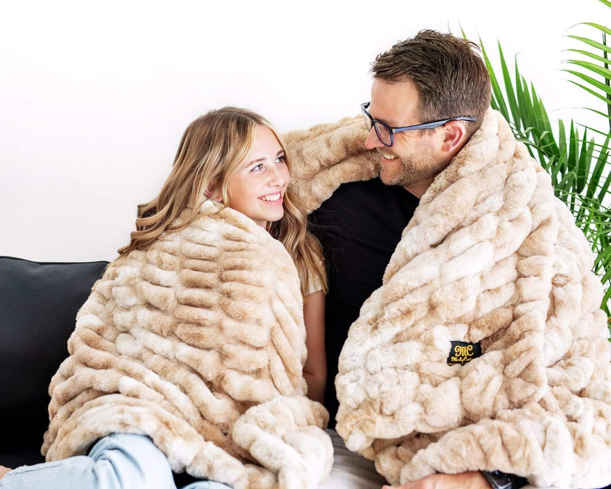 Hugs Cotton Candy Caramel Blanket - Image 2