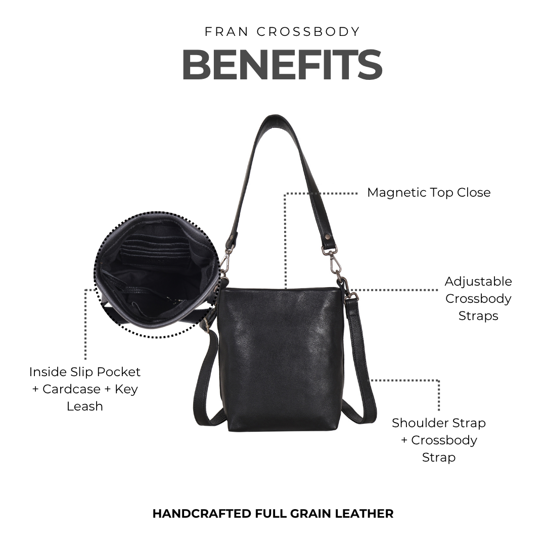 Fran Leather Crossbody - Image 5